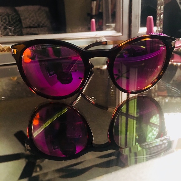 Micheal Kors Purple Mirror Women’s Sunglasses - Picture 2 of 6